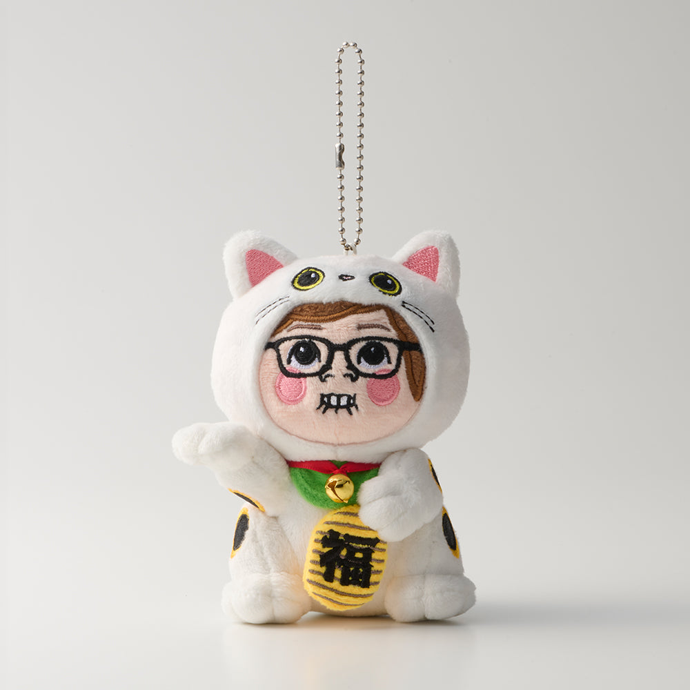 みそきんまねきねこ（ぬいぐるみキーホルダー）